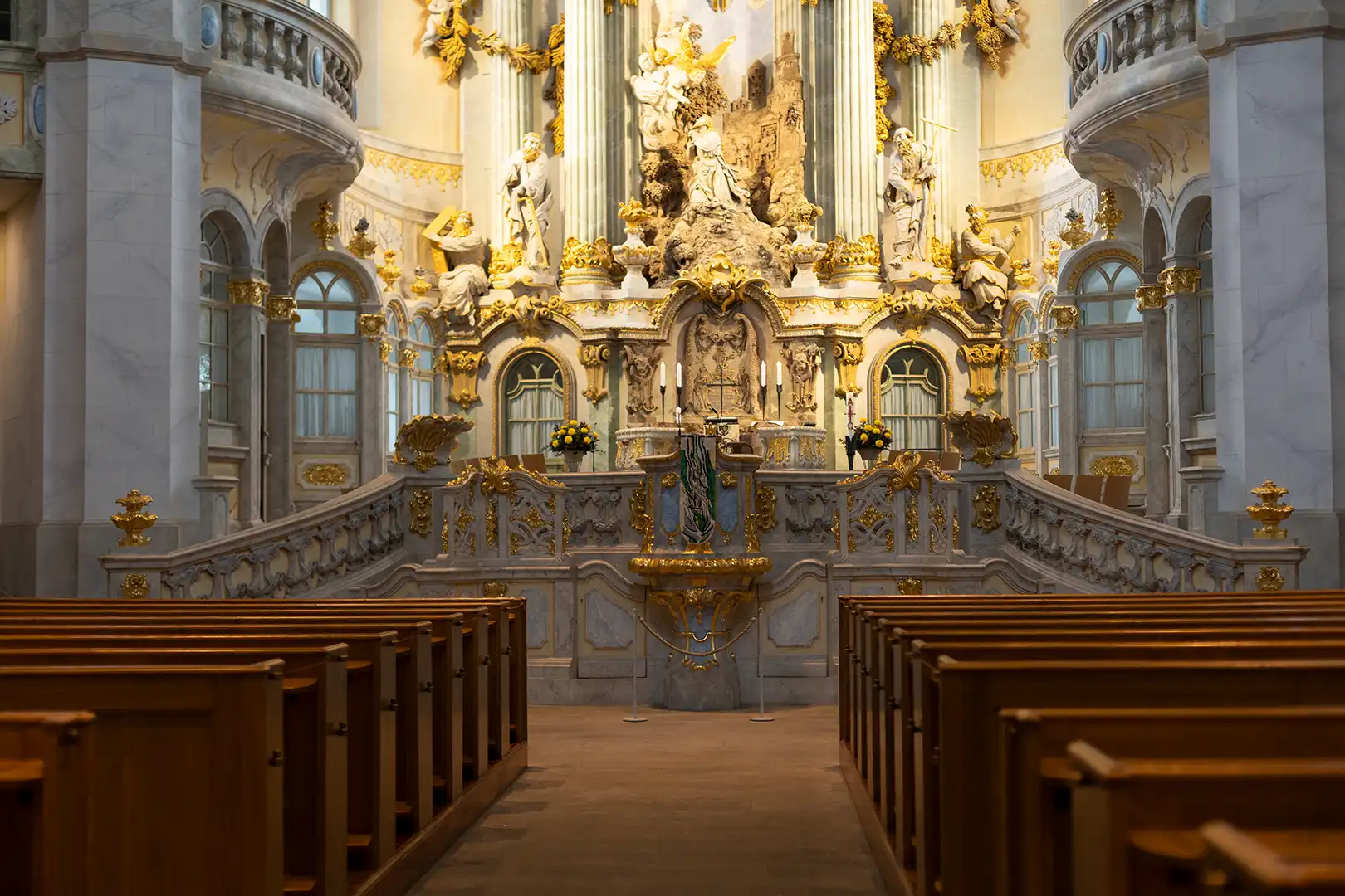 Heiraten in der Frauenkirche - Melanie Kunert Fotografie - Hochzeitsfotograf Dresden